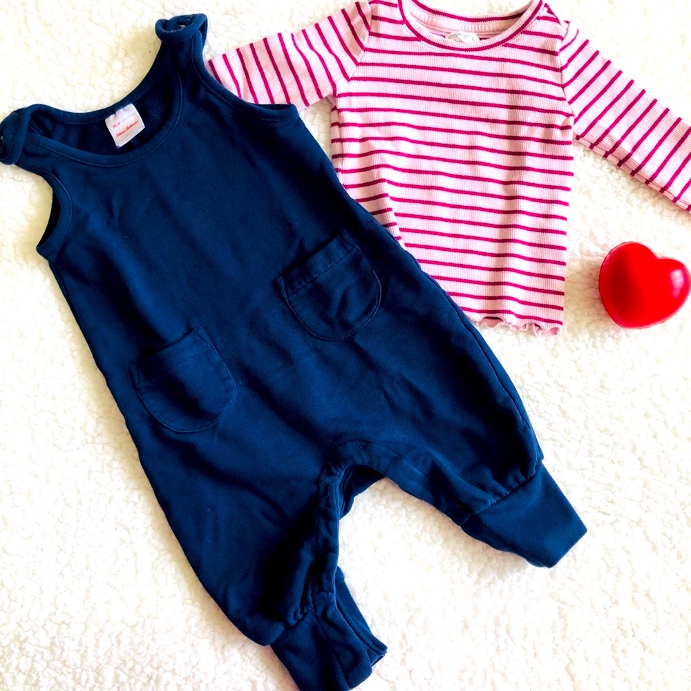 Hanna Andersson and Gymboree jumper set